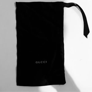 Gucci Sunglasses Soft Pouch Case - Black